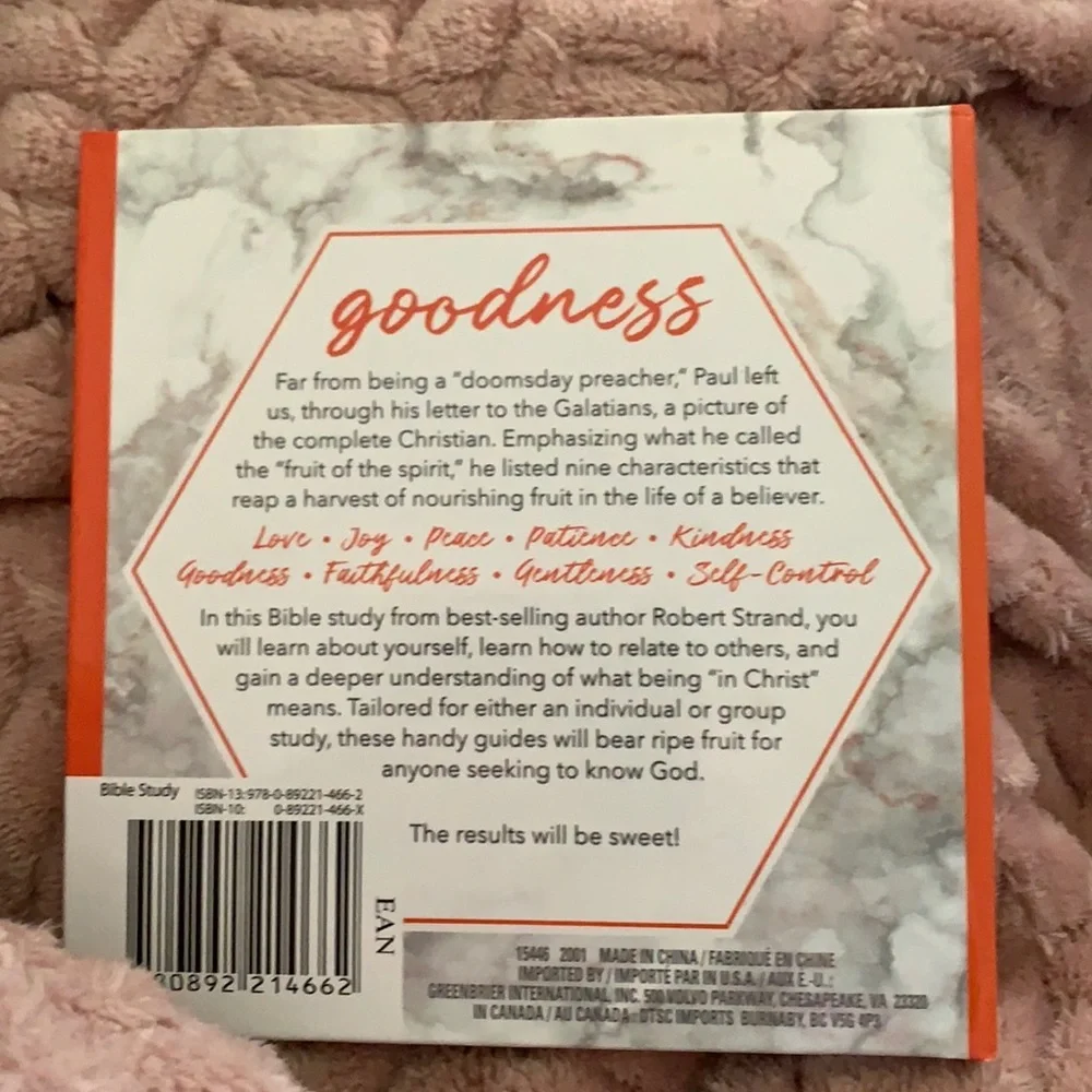 NEW Nine Fruits of the Spirit Devotion Series - GOODNESS